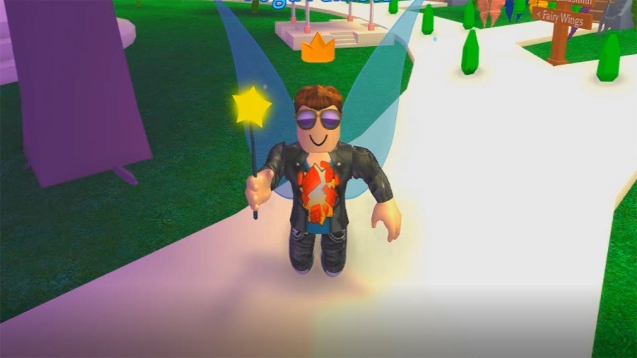 ROBLOX: O VELHOTE VISITOU O MUNDO MÁGICO DAS FADAS! (Fairy World)