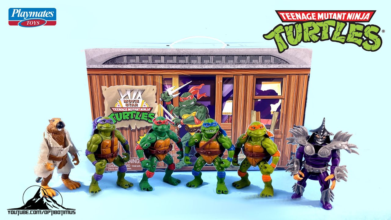 Playmates Teenage Mutant Ninja Turtles MOVIE STAR Reissue Set Video Review