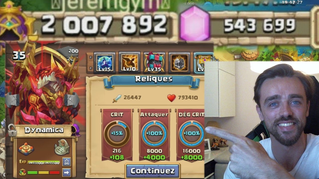 Mon autel des héros ! ENFIN ! Castle Clash