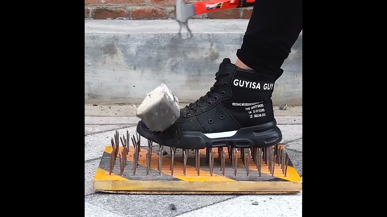 Black Smash Resistant Safety Shoes | MKsafety&reg;