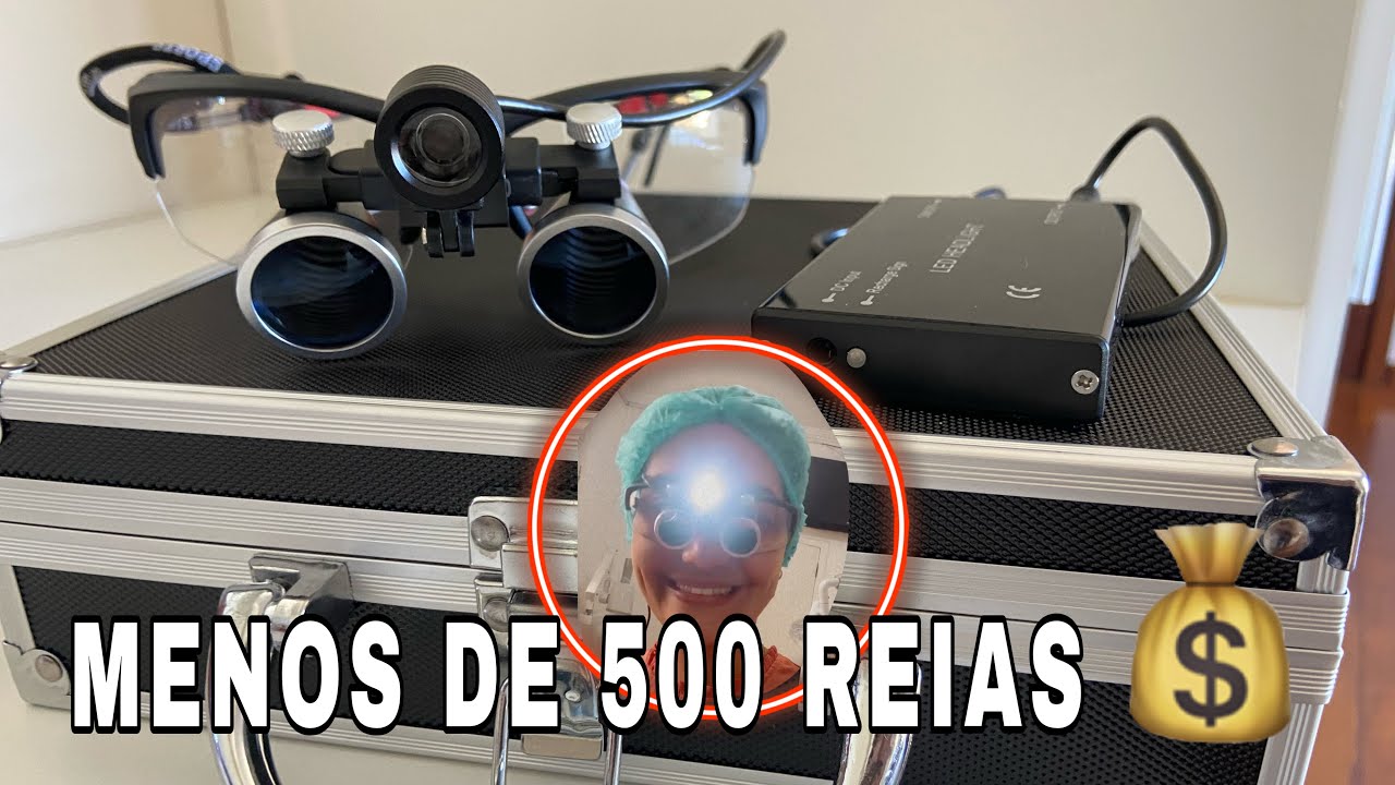 LUPA + FOTÓFORO PARA DENTISTA DO MERCADO LIVRE - VALE A PENA?