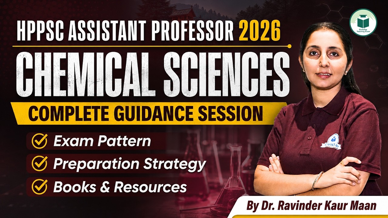 HPPSC Assistant Professor Chemistry 2026 | Complete Preparation Strategy | By Dr. Ravinder Kaur M...
