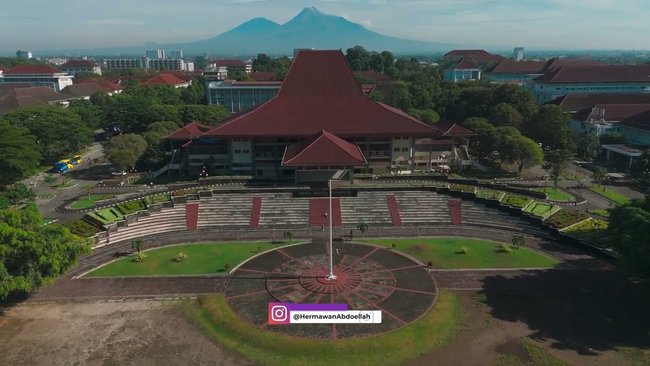 AERIAL #4K UGM DAN MERAPI