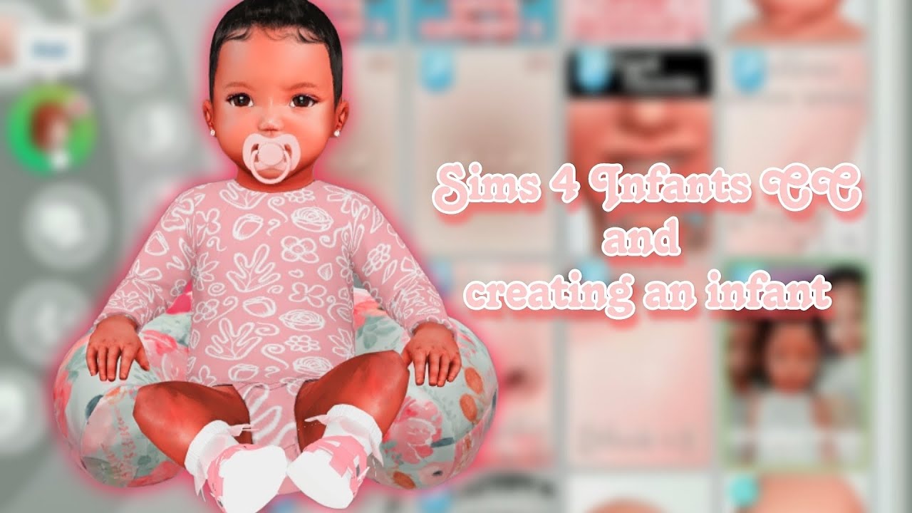 Sims 4 Infants CC| 200+ cc|  creating an infant