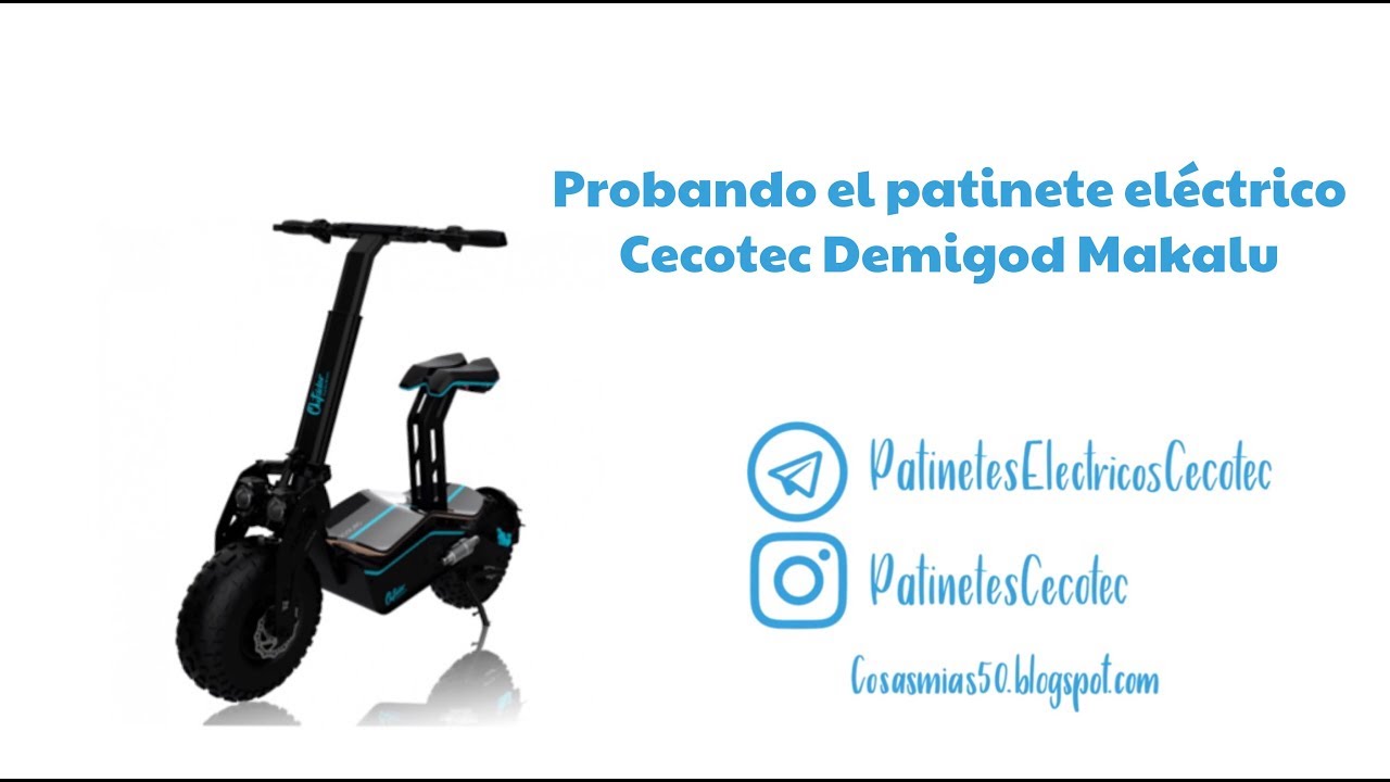 Probando el patinete Cecotec Demigod MAKALU (una bestia) 💥🎥