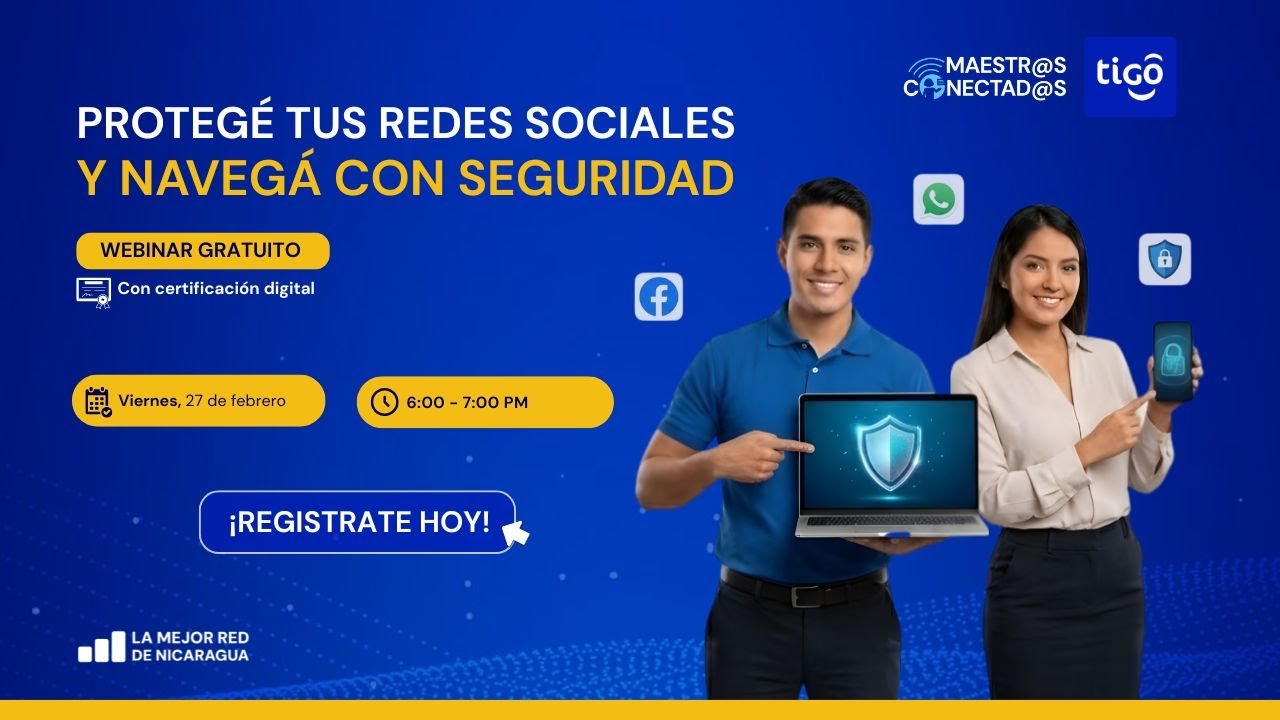 Protegé tu información en redes sociales y navega con seguridad