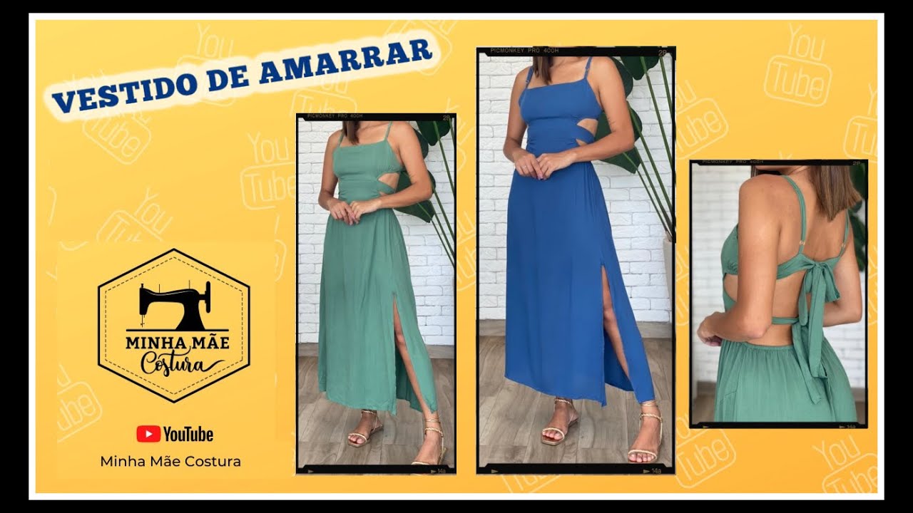 COMO MODELAR VESTIDO DE AMARRAR - PASSO A PASSO DA MODELAGEM - USANDO SUA MEDIDA