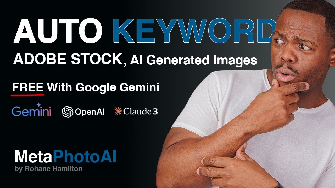 Auto Keyword AI Generated Images for ADOBE STOCK, stock photography disrupter! - MetaPhotoAI V1.2