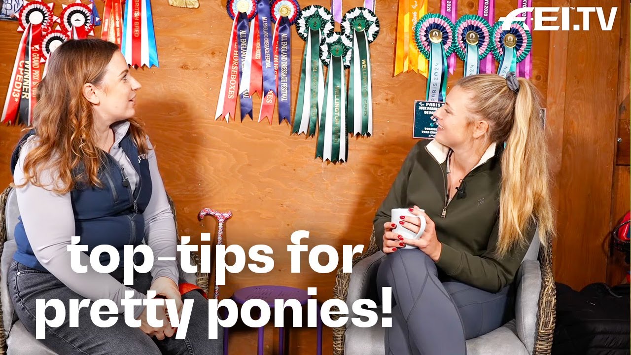 The amazing Natasha Baker sharing some top-tips with Meg Elphick | in Partnership with Agria