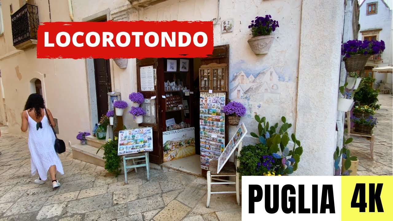 PUGLIA, ITALY 🇮🇹 [4K] Locorotondo &mdash; Walking Tour