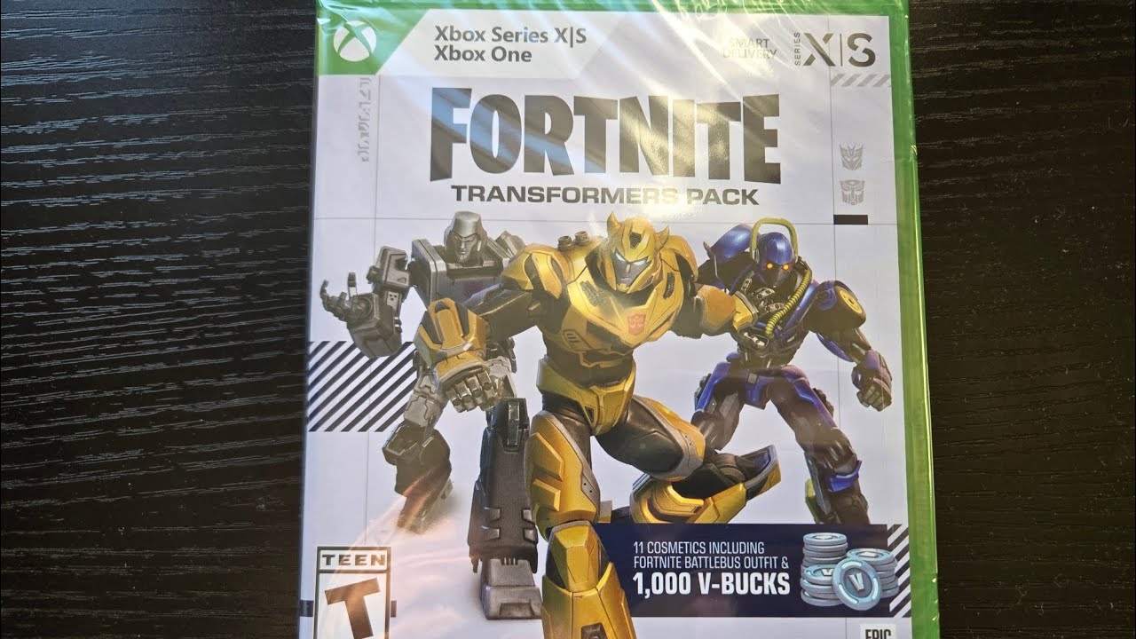 Fortnite: unboxing de Pack de Transformers Xbox