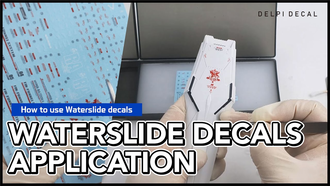 Waterslide decals Application