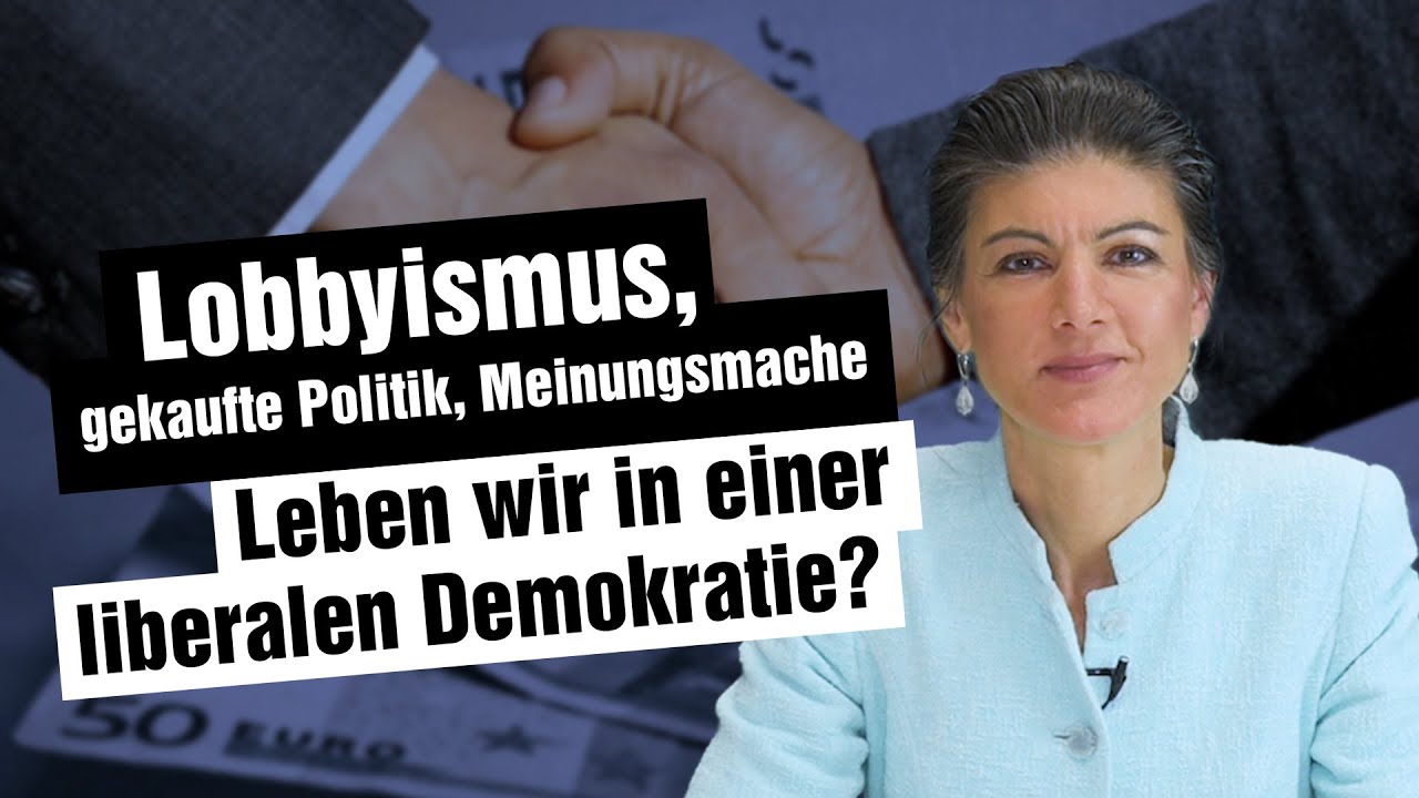 Lobbyismus, gekaufte Politik, Meinungsmache - Leben wir in einer liberalen Demokratie?