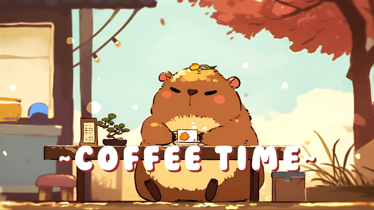 [1 Hour] Capybara Lofi Zone | Study Session Music Mix 🎵 | Sleep Aid