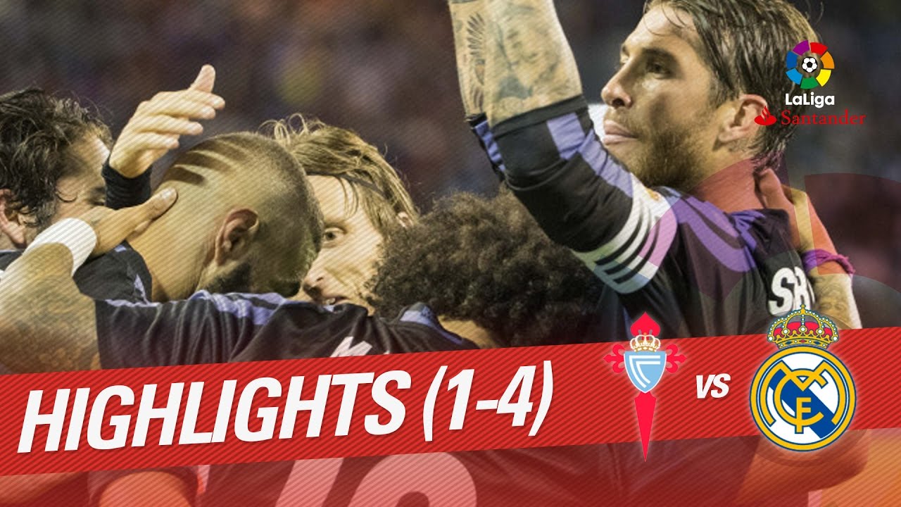 Resumen de RC Celta vs Real Madrid (1-4)