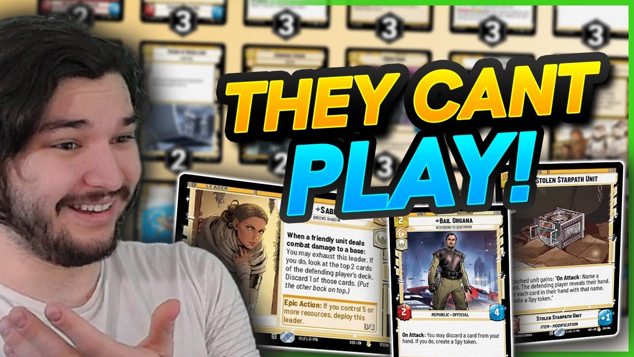 Trying to Make Opponents RAGEQUIT With Sabe Yellow! | Star Wars Unlimited