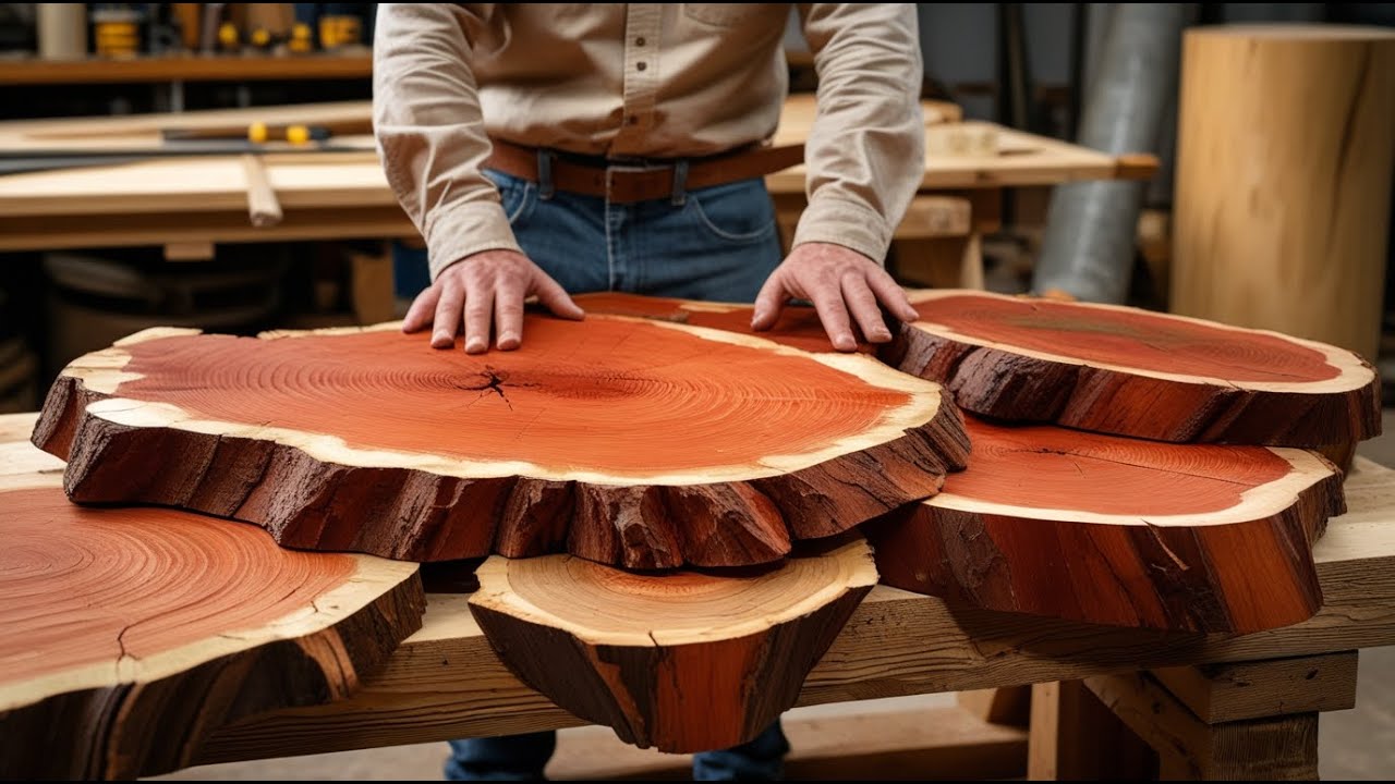 An incredible transformation: Broken wooden planks are turned into unique works of art.