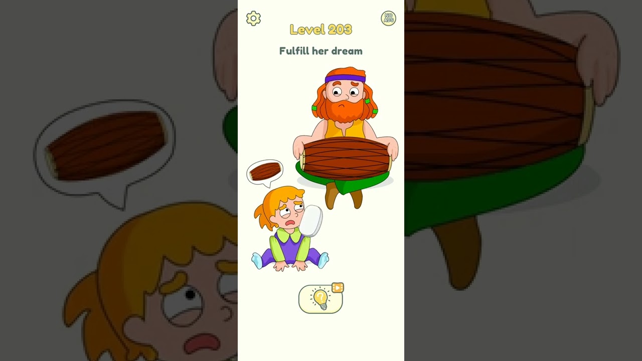 Playing Games DOP 2 Level 203 | Delete One Part Level 203 Walkthrough Solution Full fill Her Dream