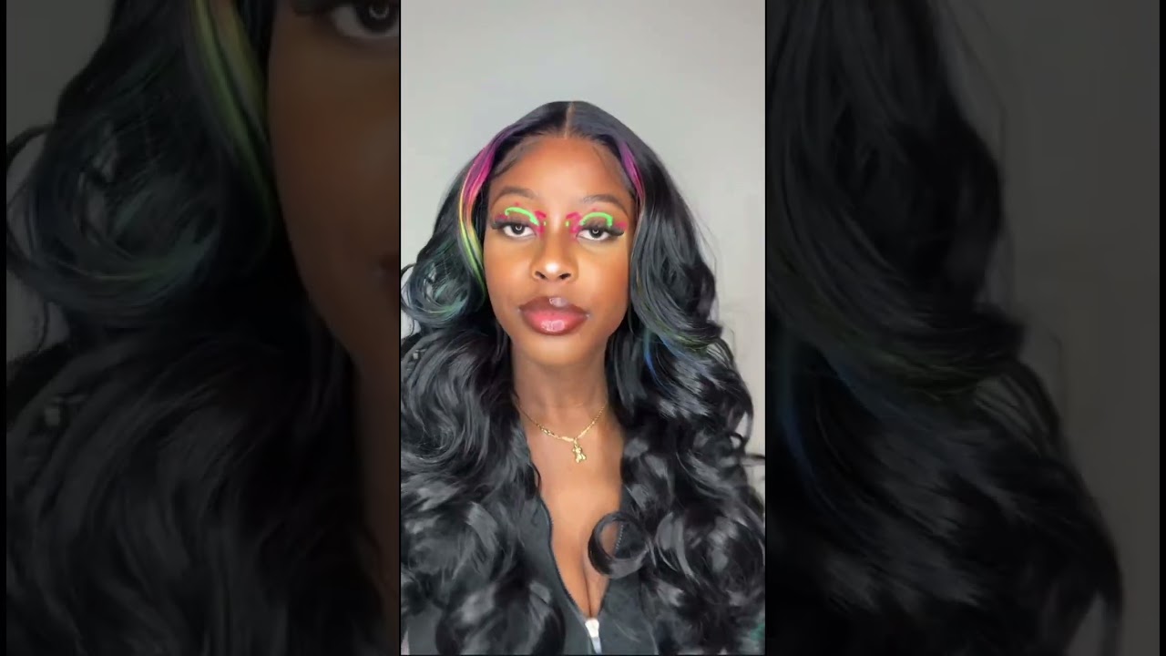 Skunk Stripe Zury Sis Nadia Unit #syntheticwig #wiginstall #hairinspiration #hairstyles
