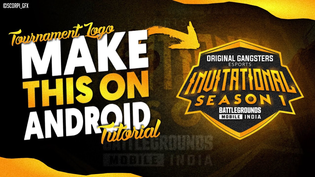 [HINDI] TOURNAMENT LOGO TUTORIAL IN PSCC TOUCH || MAKE IT ON ANDROID || TOURNAMENT SERIES