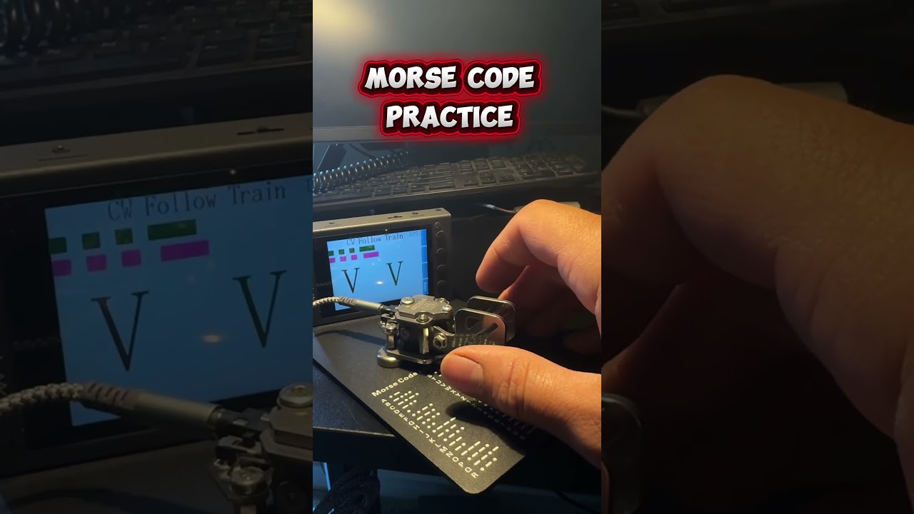 A little bit of training! #hobby #practice #hamradio #morsecode #radiocommunication