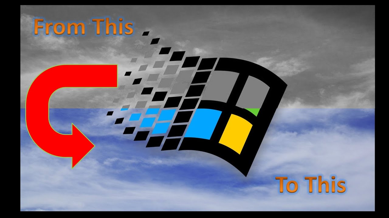 How to Get 32 bit color (256 colors) In Windows 95, 98 & ME