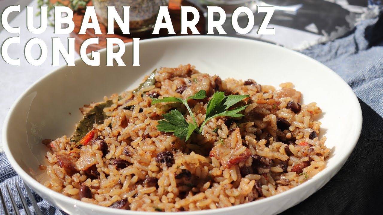 Cuban Arroz Congri | Moros y Cristianos | Anitas Delights