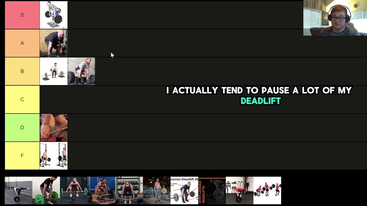 Deadlift Variations TIER LIST