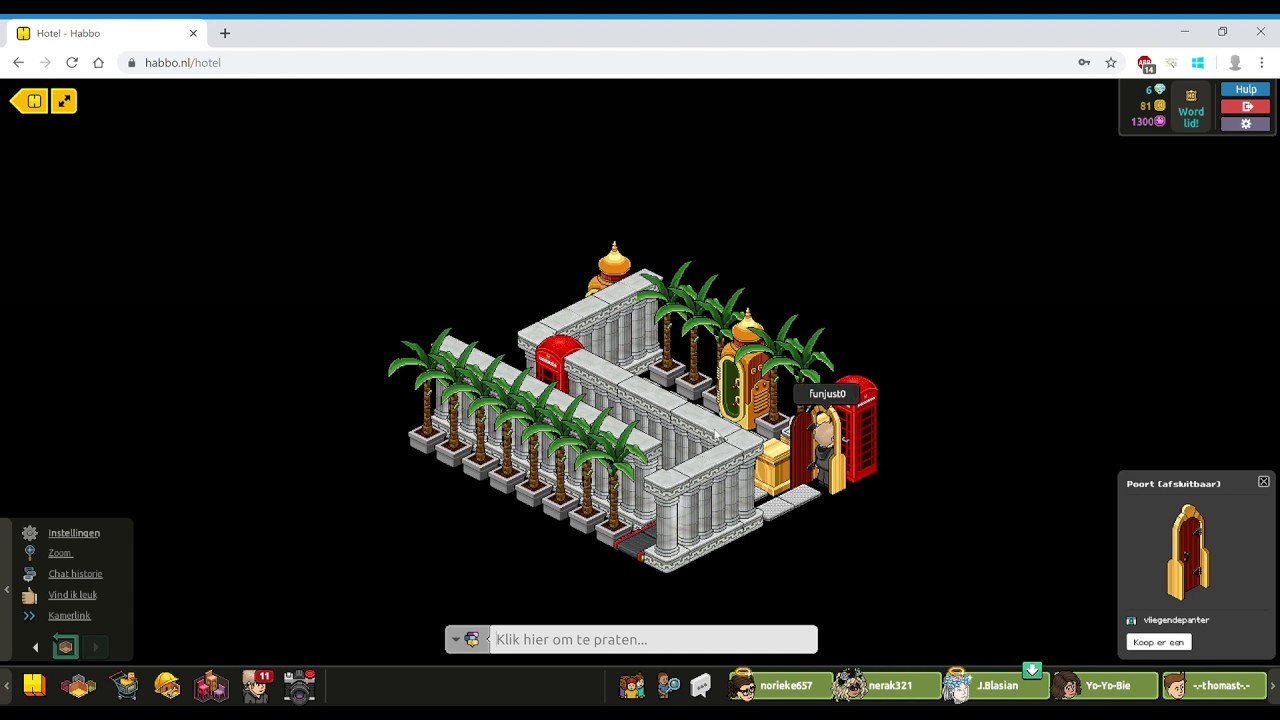 Habbo.nl Vliegendepanter 50 level wired maze
