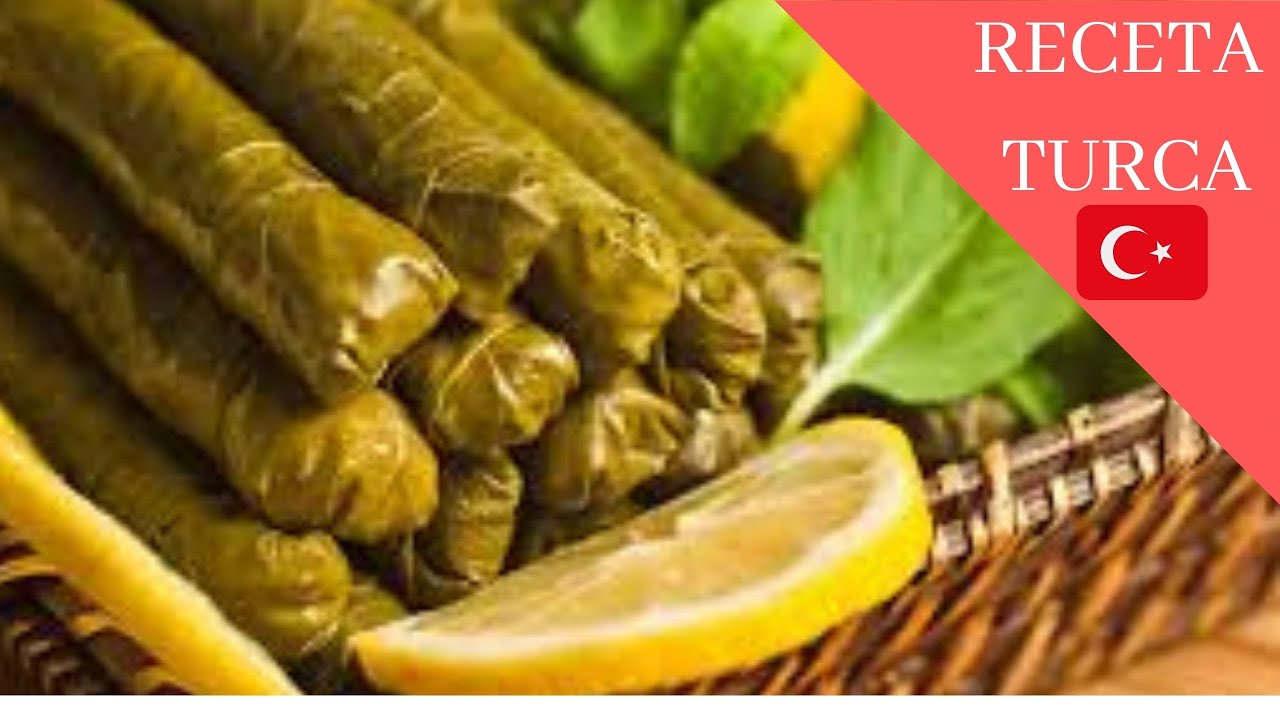 RECETA TURCA:Hojas de parra rellenas Receta | Hojas rellenas (YAPRAK SARMA) Receta #37