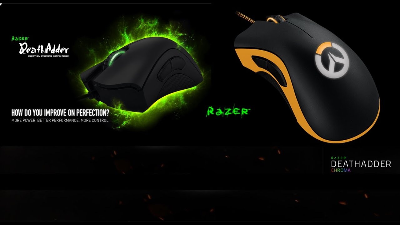 Razer DeathAdder Essential и Razer DeathAdder Chroma Overwatch Edition