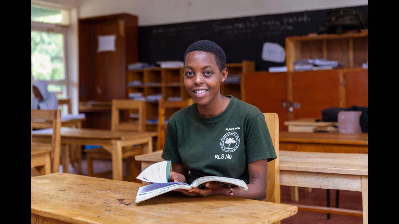 One year later, former fruit vendor Uwikuzo revels in her life-changing academic journey