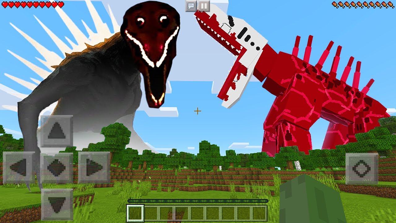 Я нашел BLOODBATH GODZILLA против INFECTED SKY в Minecraft Pocket Edition...