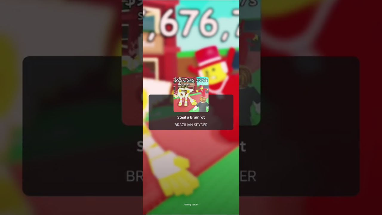Invisible trolling in Roblox steal a brainrot