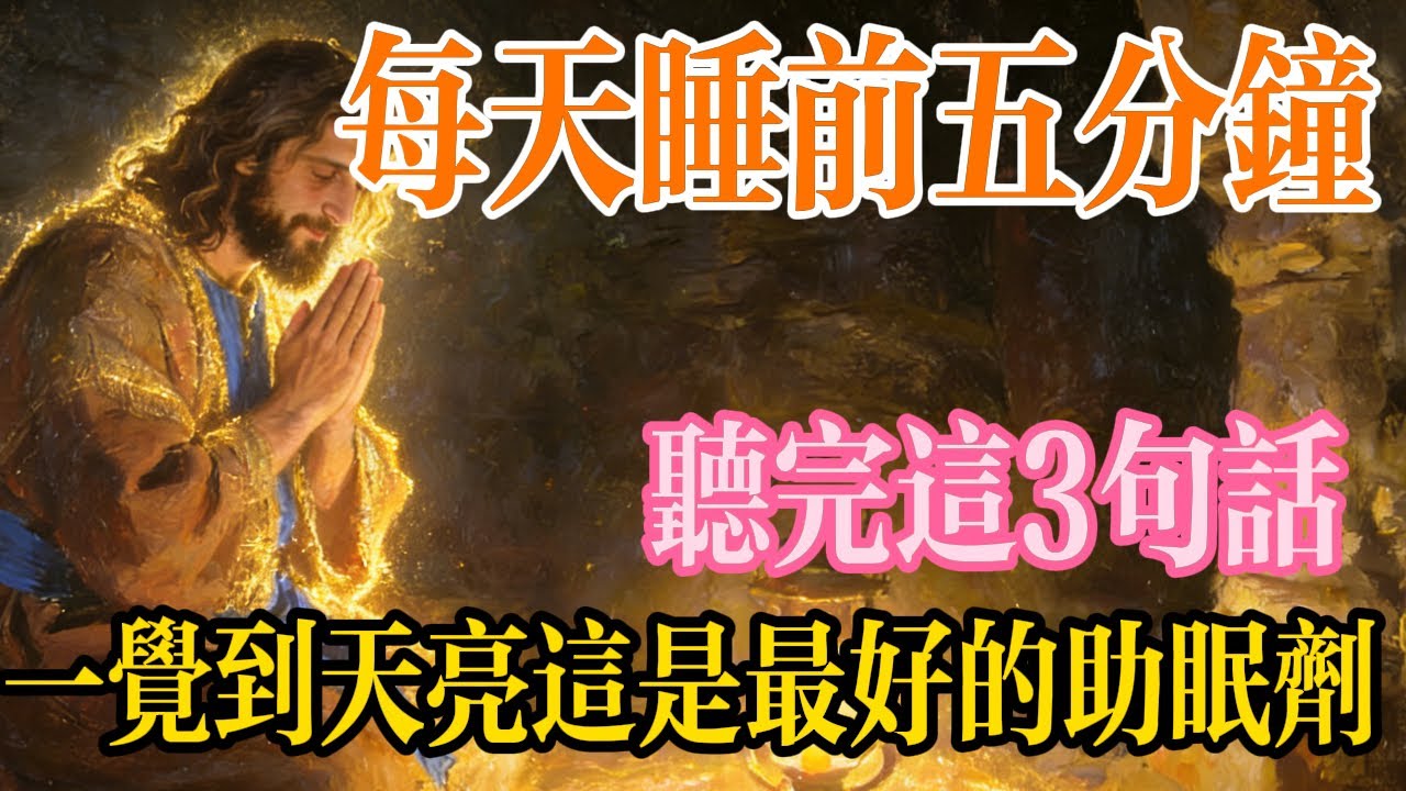 給 60 歲以上長輩的「睡前急救包」：聽完這 3 分鐘，心裡的石頭終於放下了 | 聖經故事 | 有聲讀物|