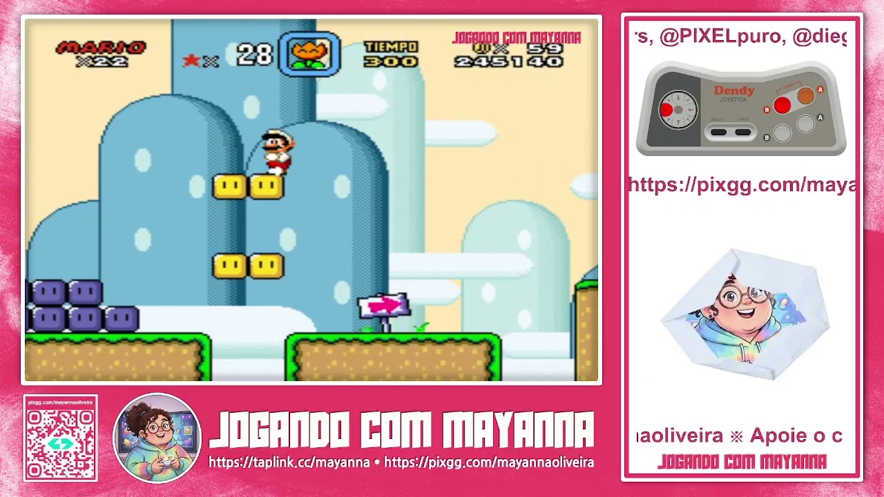 Super Mario World Return To Dinosaur Land (RAGB) (Parte 2) #hack #snes