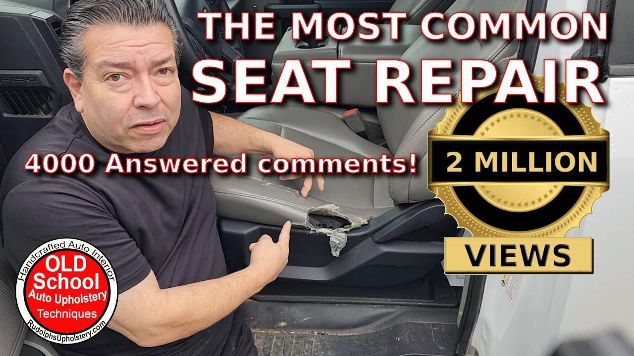 Must see! Truck And Car Seat Repair Without Unplugging Airbags!