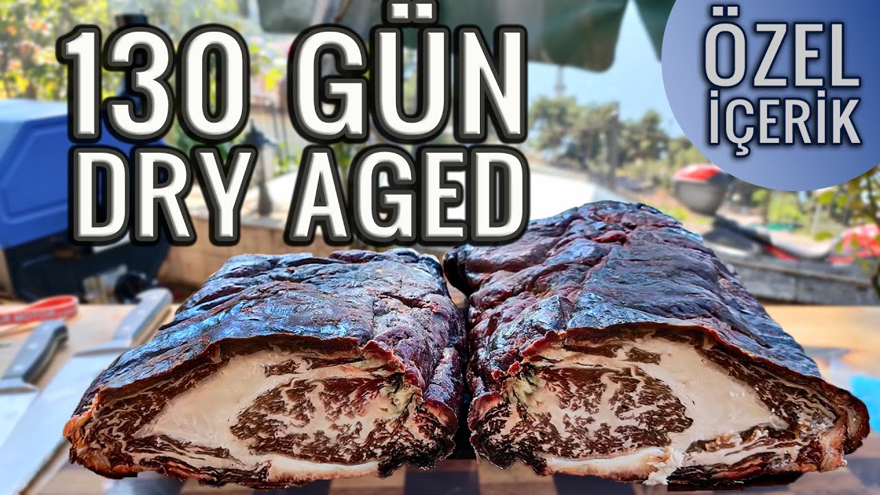 ABARTTIM 130 GÜN ET DİNLENDİRDİM |130 GÜN DRY AGED ANTRİKOT | Evde Kuru Dinlendirme Nasıl Yapılır? )
