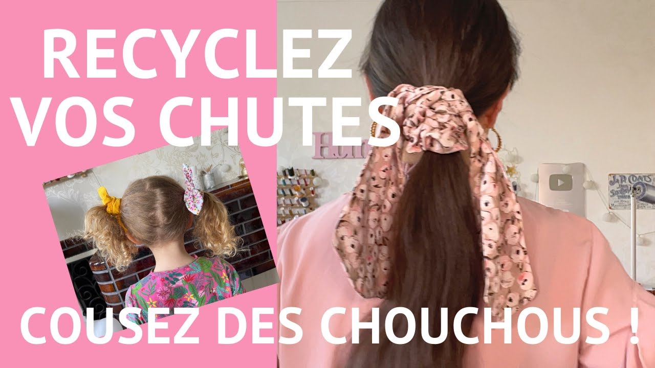 Tuto couture facile: les chouchous, c'est simple et rapide
