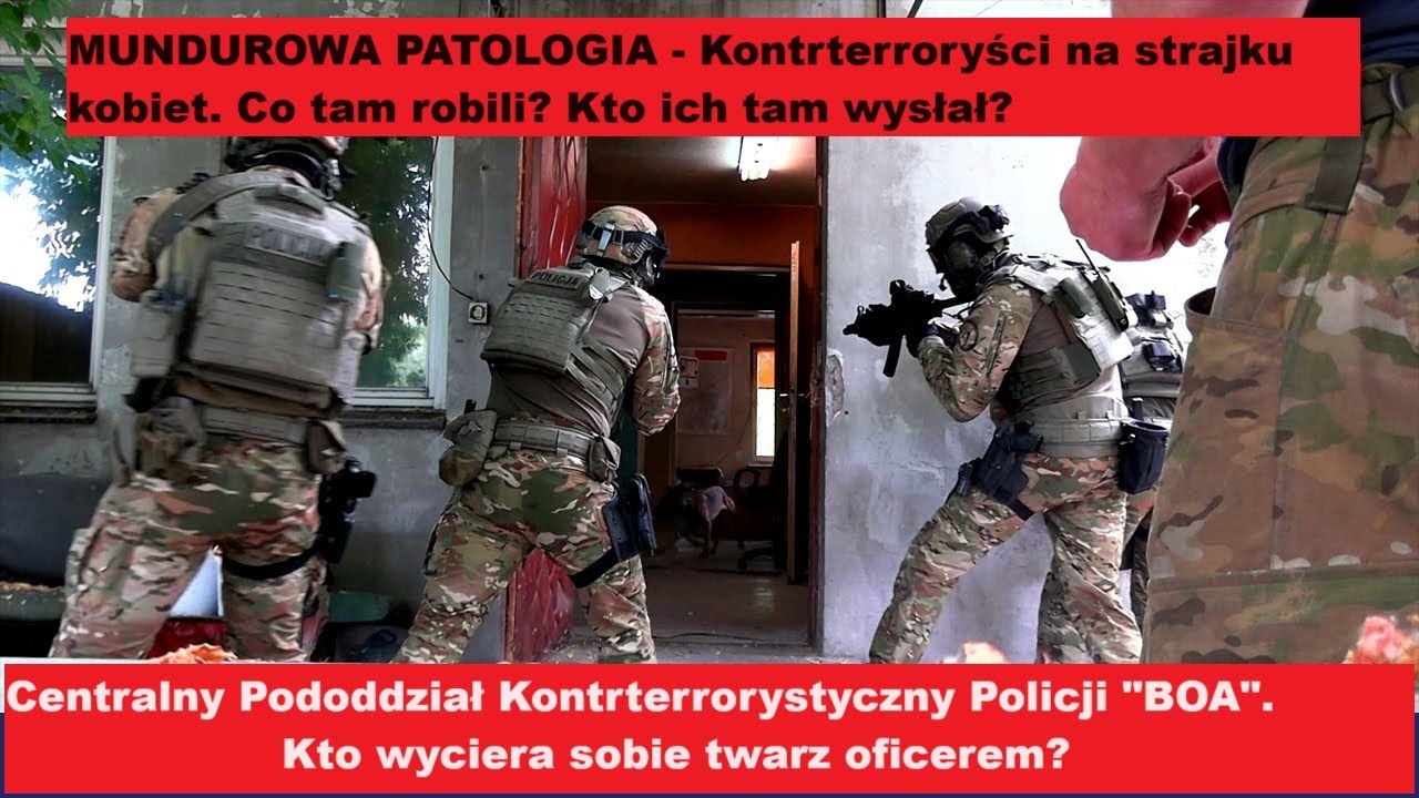 Mundurowa patologia - Piotr Hallmann. Co się działo na strajku kobiet? Kontrterroryści z pałami?