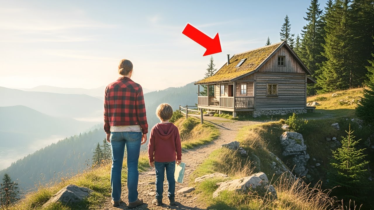 After Her Husband’s Death, She and Her Son Found His House on a Cliff—What They Found Made Them Cry