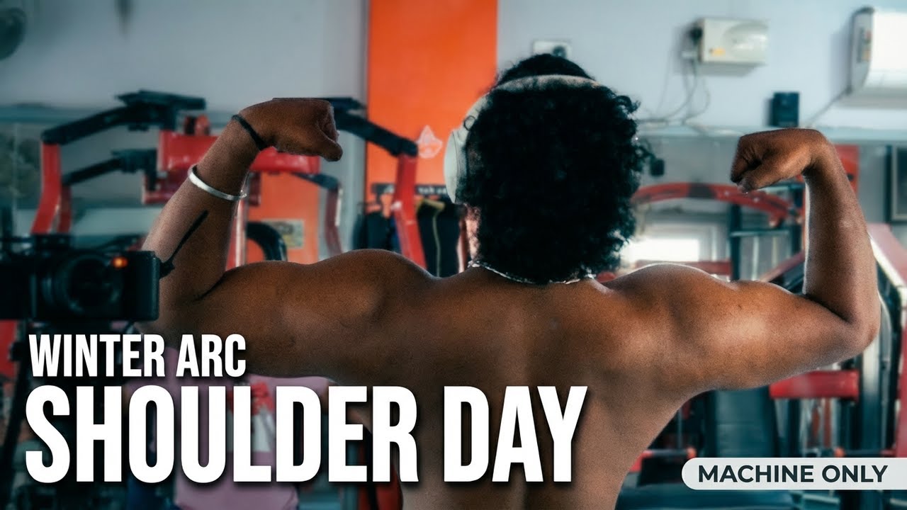 Boulder Shoulder Workout – Winter Arc | Full Delt Day (Front, Side & Rear)