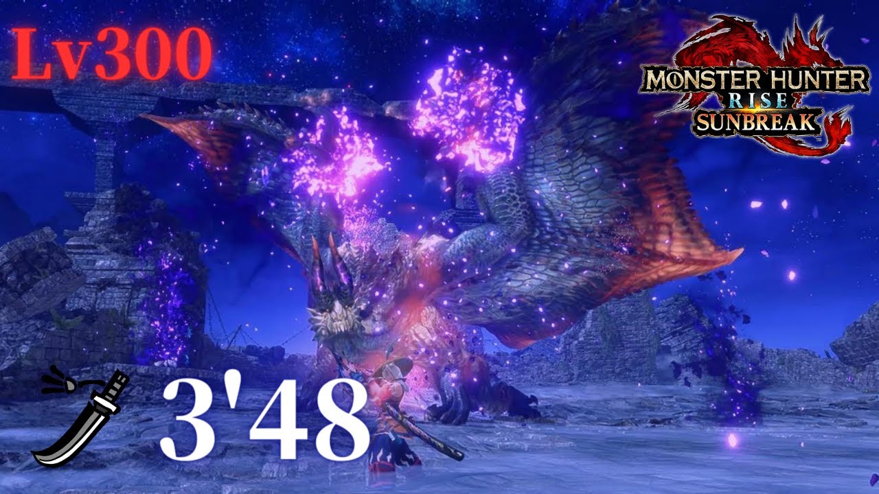 Lv300傀異克服シャガルマガラ 太刀ソロ 3'48
