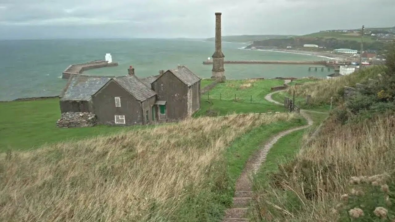 Whitehaven Harbour Walk, English Countryside 4K