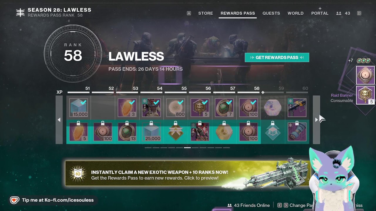 Reaching to high power in Destiny 2. Come chill with me~