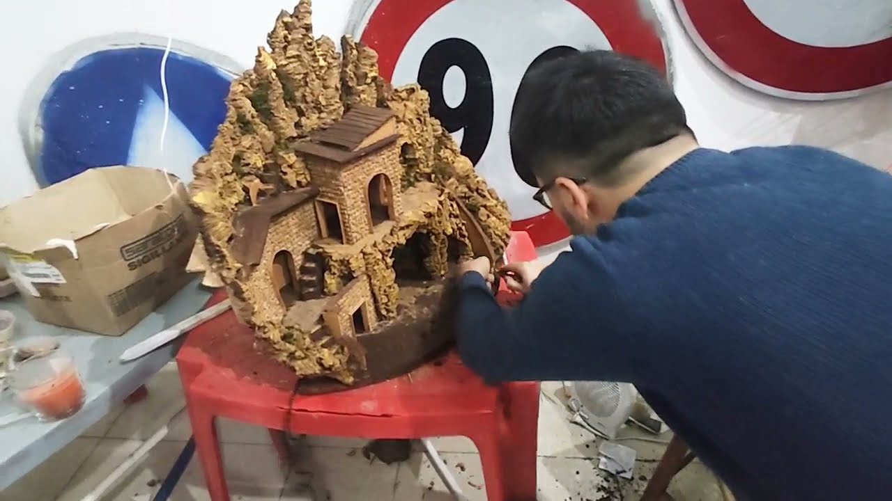 Costruisci un presepe in sughero