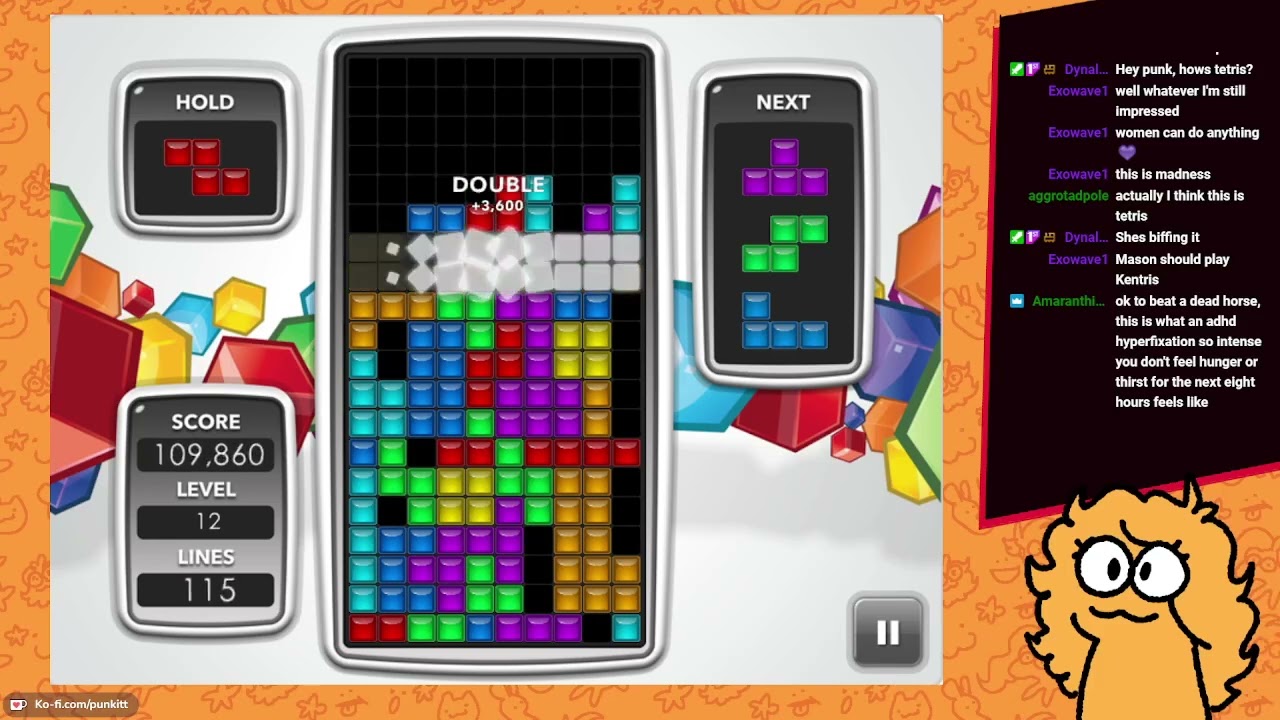 [full stream] absolutely cracked transgender woman plays tetris badly at 2 in the afternoon