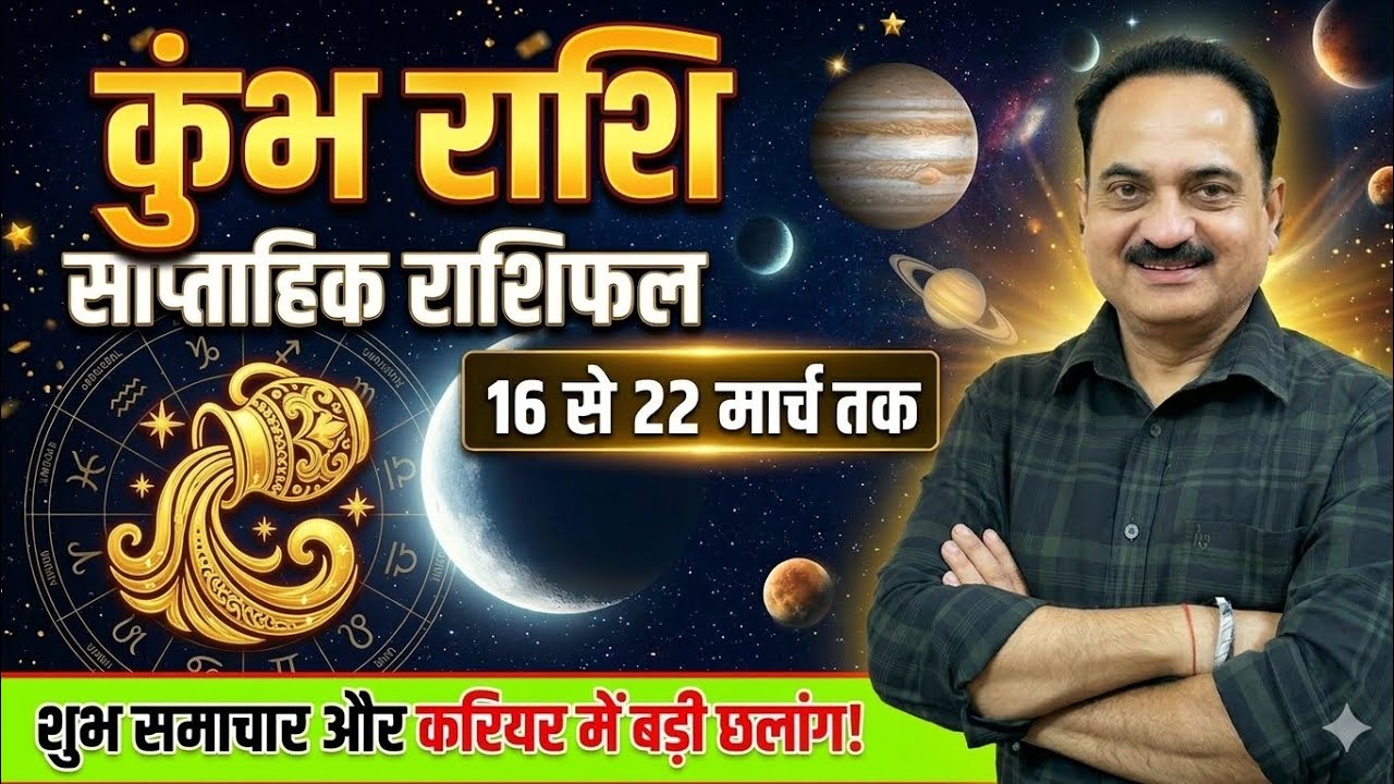 कुंभ राशि 16 से 22 मार्च | धन भाव में उच्च का शुक्र देगा छप्पर फाड़ धन! | Kumbh Rashi #Kumbh