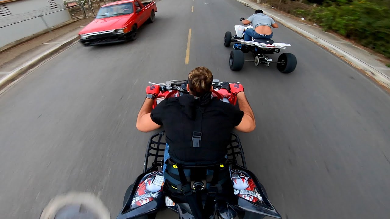 Yamaha Raptor 700 vs Suzuki Ltr 450 (Carrera Completa)