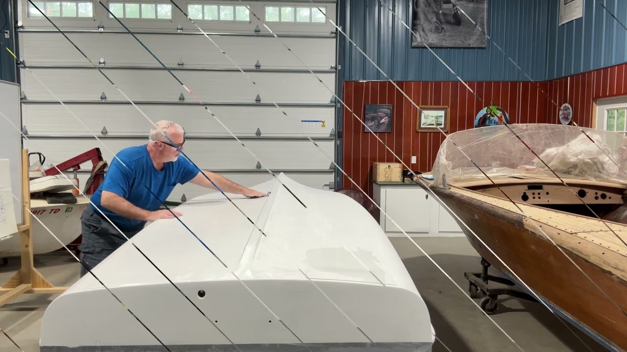 How to Restore an Old Fiberglass Boat - Episode 15 - Painting the Hull